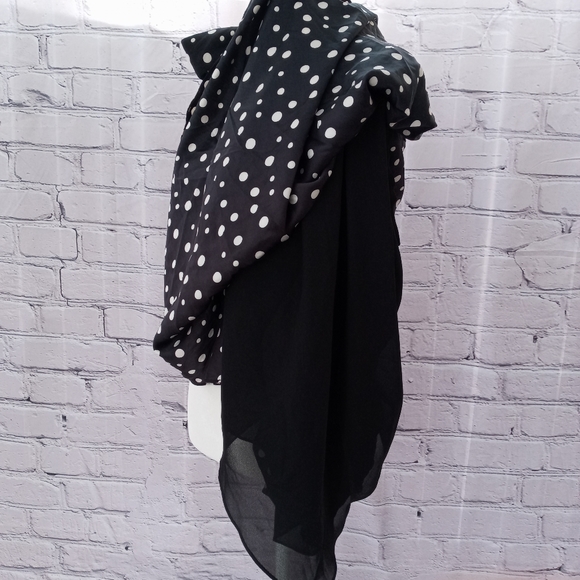 INC. Polka Dot Silk Dress Size 10 - Picture 8 of 10